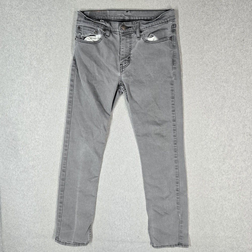 Levi's 511 Men Jeans 32X32 Gray Denim Slim Straight